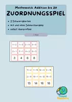 Vorschau - Spiele - Zuordnungsspiel Umkehraufgaben Addition - Deckblatt