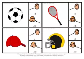Aperçu - Apprentissages en autonomie - TASK BOX CARTES A PINCE Il ou elle + Sous Main CAA - Page 3
