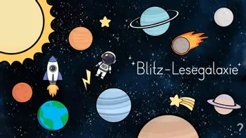 Vorschau - Fördermaterial/Inklusion - Blitzlesegalaxie Teil 1 | Lesetraining 1. Klasse nach Karibu - Seite 3