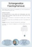 Vorschau - Arbeitsblätter - Fasching Schlangensätze- neuneu - Seite 1