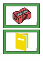 Vorschau - Bildkarten - School Things: Flashcards (Wortkarten & Bildkarten) - Seite 3