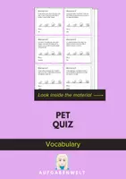 Vorschau - Spiele - Pet Quiz: Vocabulary (English) - Deckblatt