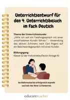 Vorschau - Klassenarbeiten - Deutschklausur zur Kurzgeschichte "Hauptsache weit" - Deckblatt