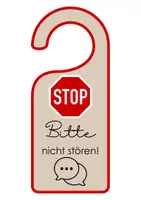 Vorschau - Präsentationen/Tafelbilder - Bitte nicht stören- Schild für die Türe - Deckblatt