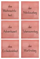 Vorschau - Spiele - Kirchenjahr Zuordnungsspiel Grundschule - Feste im Jahreskreis spielerisch lernen - Seite 1