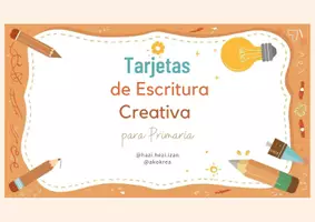 Vista previa - Tarjetas / Manipulativos - Tarjetas de Escritura Creativa - página 1