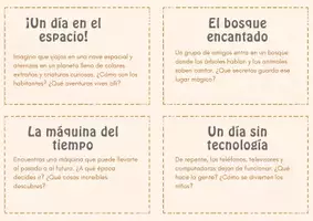 Vista previa - Tarjetas / Manipulativos - Tarjetas de Escritura Creativa - página 3