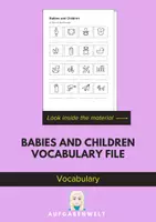 Vorschau - Arbeitsblätter - Babies and Children: Vocabulary File B1 (English) - Deckblatt