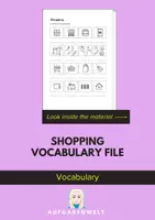 Vorschau - Arbeitsblätter - Shopping: Vocabulary File B1 (English) - Deckblatt