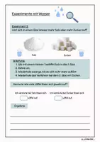 Vorschau - Arbeitsblätter - 2 Experimente zum Thema Wasser - Seite 2