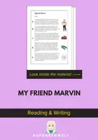 Vorschau - Arbeitsblätter - My Friend Marvin: Reading and Writing (English) - Deckblatt