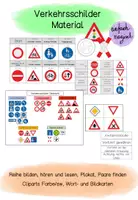 Vorschau - Spiele - Verkehrsschilder Material und Cliparts - Deckblatt