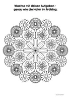 Vorschau - Mal- und Bastelvorlagen - Mandalas - Frühlingsbotschaften - Seite 1