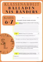 Vorschau - Klassenarbeiten - Klassenarbeit Balladen "Nis Randers" + Erwartungshorizont - Deckblatt