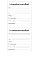 Vorschau - Arbeitsblätter - Buchvorstellung Grundschule (Klasse 3/4) – 3-fach differenzierte Plakatvorlagen - Seite 2