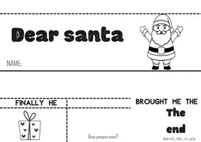 Vista previa - Unidades / Secuencias / Situaciones de Aprendizaje - Dear santa Christmas activity pack - página 1