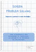 anteprima - Schede informative - SCHEDA PROBLEM SOLVING -Imparo a pensare in modo strategico - Pagina di copertina