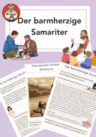 Vorschau - Arbeitsblätter - Der barmherzige Samariter: Wer ist mein Nächster? - Deckblatt