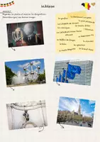 Vorschau - Arbeitsblätter - Materialpaket - La Belgique - Sehenswürdigkeiten und Quiz Belgien inkl. Lösungen - Seite 1