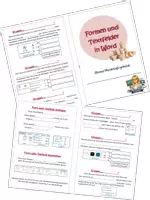 Vorschau - Merkblätter - Merkheft für Formen und Textfelder in Word JGST 7 bis 8 - Deckblatt