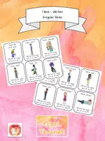 Vorschau - Spiele - I have who has irregular verbs (Spiel für die 5/6 Klasse) - Deckblatt