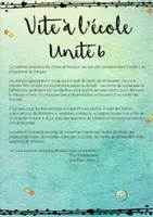 Vorschau - Arbeitsblätter - Français - Vite à l'école - Unité 6 - Seite 1