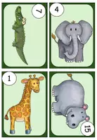 Vorschau - Arbeitsblätter - wild animals: story walk (Lesespaziergang) / 5-fach differenziert - Seite 2