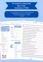 Vorschau - Stundenentwürfe - Arbeitsblätter zu More 3 Unit 7 Vocabulary - Deckblatt