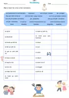 Vorschau - Stundenentwürfe - Arbeitsblätter zu More 3 Unit 7 Vocabulary - Seite 1