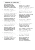 Vorschau - Klassenarbeiten - Balladen Klasse 7 Klassenarbeit mit editierbarer Version - Seite 1