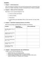 Vorschau - Klassenarbeiten - Balladen Klasse 7 Klassenarbeit mit editierbarer Version - Seite 2