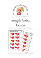 Voorbeeld - Verliefde harten - logico - Voorblad
