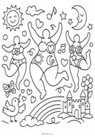 Vorschau - Arbeitsblätter - Ausmalbilder Niki de Saint Phalle Kunst - Seite 3