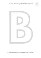 Vorschau - Stationenlernen - Vorlage für Stoff Buchstaben - Seite 1