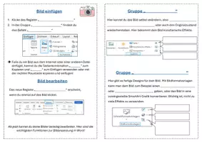 Vorschau - Merkblätter - Merkheft zur Bildanpassung/-bearbeitung in Word - Seite 2
