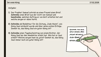 Vorschau - Arbeitsblätter - Der erste König- König Saul - Seite 2