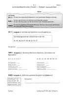 Vorschau - Stundenentwürfe - Materialpaket Statistiken auswerten - Deckblatt