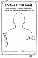 anteprima - Giochi - Identikit artistico del proprio papà - Pagina di copertina