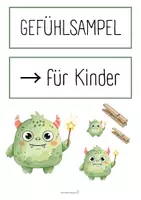 Vorschau - Mal- und Bastelvorlagen - Themenschwerpunkt Gefühle - Seite 2
