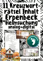 Vorschau - Arbeitsblätter - 11 analoge+digitale Kreuzworträtsel - Kapitelinhalte "Heimsuchung" Jenny Erpenbeck - Deckblatt