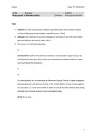 Vorschau - Test - Klausur SEK II Englisch: American Dream – Barack Obama, Behold the Dreamers & Kommentar/Article (mit EWH) Abitur 2026/27) - Deckblatt