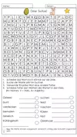 Vorschau - Arbeitsblätter - Suchsel Ostern - Deckblatt
