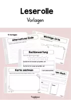 Vorschau - Arbeitsblätter - Leserolle blanko - Deckblatt