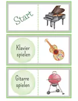 Vorschau - Poster - Hobbys - Bild- und Wortkarten (DAF/DAZ) Flashcards - Seite 1
