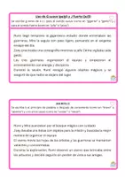 Vista previa - Hojas de trabajo - Dictados: temática guerreras - página 1