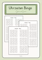 Vorschau - Arbeitsblätter - Materialpaket Uhrzeiten - Deckblatt