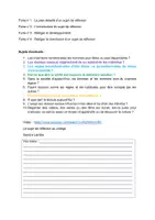 Aperçu - Préparation de séance / Séance complète - Méthodologie pas à pas : le sujet de réflexion 3e - Page 3