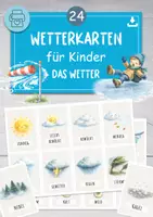 Vorschau - Bildkarten - 24 Wetterkarten Grundschule WETTER Sachunterricht - Deckblatt