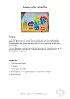 Vorschau - Mal- und Bastelvorlagen - Kunst Frühling, Frühlingsblumen malen, Grundschule - Seite 3