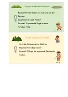 Vorschau - Aufgabenkarten - Waldforscher - Arbeitsaufträge für Waldausflug - Seite 1
